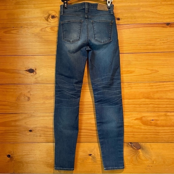 Madewell Skinny High Riser Distressed Sample Jeans 25 - Picture 2 of 10